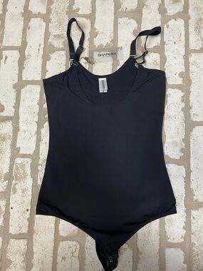 ShaperX Women's Black Shapewear Bodysuit